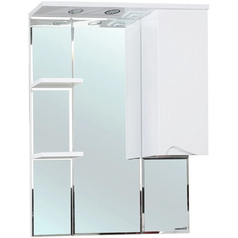 Зеркальный шкаф 75x100,3 см белый глянец R Bellezza Эйфория 4916113001017