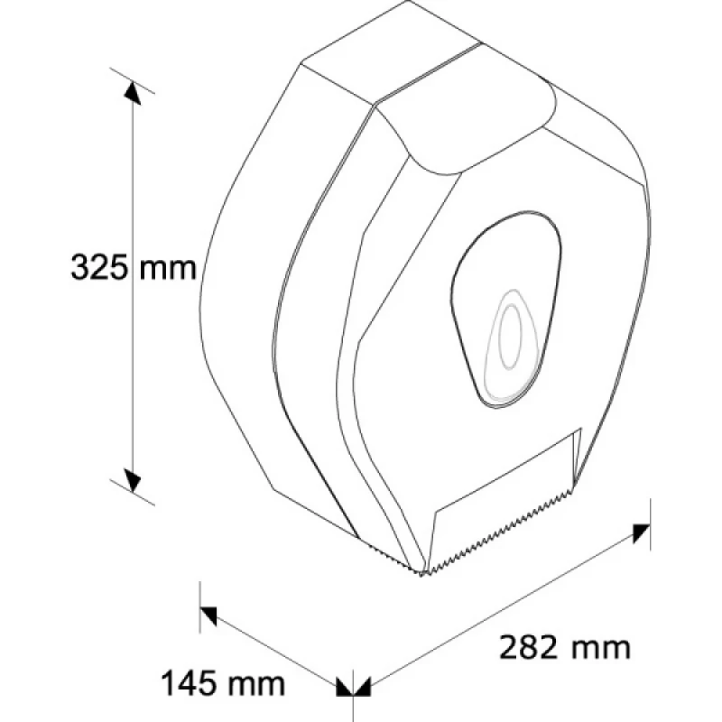 Диспенсер туалетной бумаги Merida Top Maxi BTS101