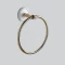 Кольцо для полотенец светлое золото/белый Devon&Devon Dorothy DOR407OT - 1