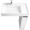 Комплект мебели белый глянец 80 см Акватон Лондри 1A236101LH010 + 1A72113KRW010 + 1A252702SU010 - 3