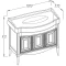 Комплект мебели белый бежевая патина 100 см Opadiris Лоренцо LORENCO100KOMWBLOR - 5