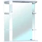 Зеркальный шкаф 55x72 см белый глянец L Bellezza Магнолия 4612708002017 - 1