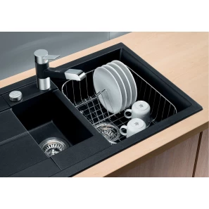 Изображение товара кухонная мойка blanco metra 6s compact черный 525925