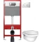 Комплект подвесной унитаз Gustavsberg Hygienic Flush 5G84HR01 + система инсталляции Tece 9300302 + 9240921 - 1