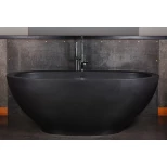 Изображение товара ванна из материала silkstone 180x90 см графит paa dolce vados/0