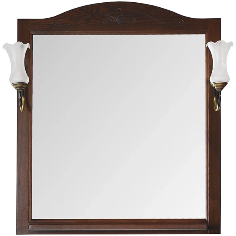 Зеркало 79x90,1 см антикварный орех ASB-Woodline Салерно 4627072675842