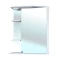 Зеркальный шкаф 60x72 см белый глянец R Bellezza Магнолия 4612709001019 - 1