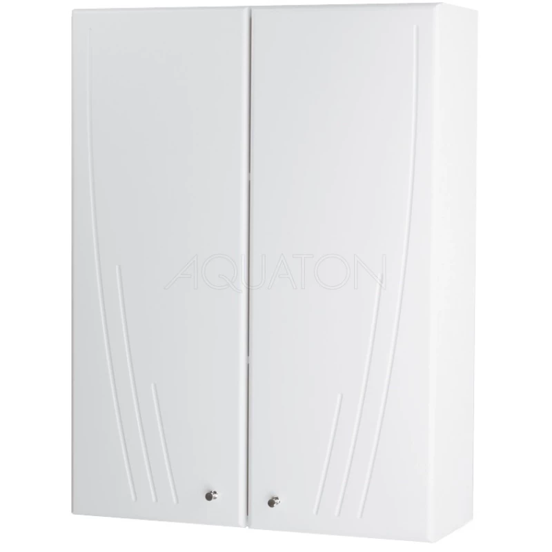 Шкаф двустворчатый подвесной 61x81,8 см белый глянец Акватон Минима 1A001703MN010