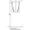 Шкаф двустворчатый подвесной 61x81,8 см белый глянец Акватон Минима 1A001703MN010 - 2