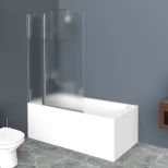 Изображение товара шторка для ванны 120 см belbagno uno-v-11-120/150-p-cr текстурное стекло