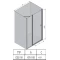 Душевая дверь Ravak Chrome CSD2 110 блестящий Transparent 0QVDCC00Z1 - 6