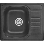 Изображение товара кухонная мойка granula черный 5801bl
