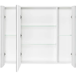Изображение товара зеркальный шкаф 100x81 см белый глянец акватон беверли 1a237202bv010
