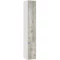 Пенал подвесной белый глянец/бетон пайн R Акватон Капри 1A230503KPDAR - 1