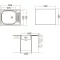 Кухонная мойка декоративная сталь Ukinox Классика CLL560.435 -GT6K 1R - 3