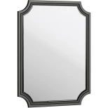 Изображение товара зеркало 72x95 см черный матовый aqwella 5 stars ladonna lad0207blk