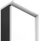 Пенал подвесной белый глянец/черный L Roca Aneto 857431806 - 3