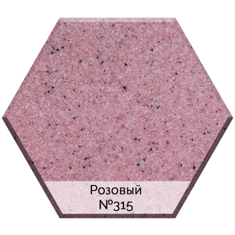 Кухонная мойка AquaGranitEx розовый M-31(315)