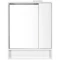 Зеркальный шкаф 65x85 см с подсветкой белый Aquanet Коста 00188404 - 3