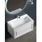 Комплект мебели белый матовый 81 см Sancos Very VR80W + CN7012 + SF800 - 4