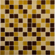 Стеклянная плитка мозаика 823-006 стекло (2,5*2,5*4) 31,8*31,8