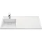 Комплект мебели белый глянец 105 см Акватон Лондри 1A236001LH010 + 1A72833KLH01L + 1A252802SU010 - 7