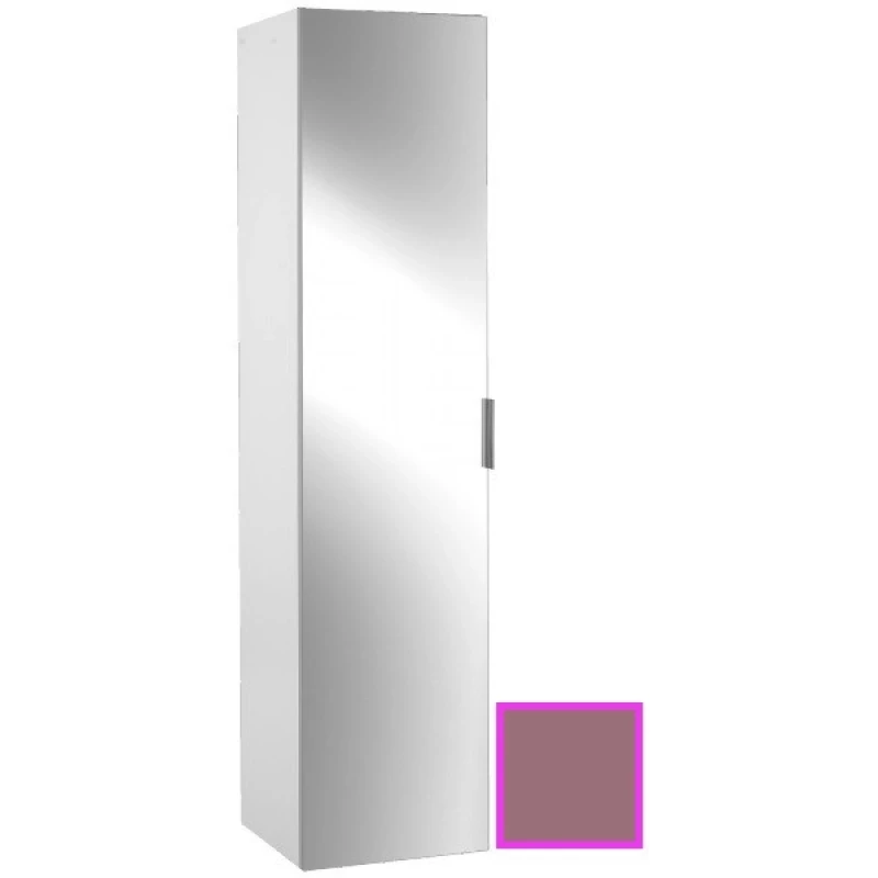 Пенал нежно-розовый матовый с реверсивной зеркальной дверцей Jacob Delafon Odeon Up EB873-M71