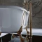 Ванна из литьевого мрамора бронзовые лапы 176x80 см Tiffany World TW176bi/br - 4