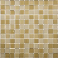 Стеклянная плитка мозаика 823-026 стекло (2,5*2,5*4) 31,8*31,8