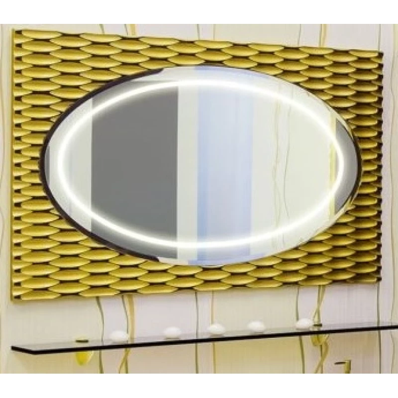 Зеркало 100x60 см золотая патина Sanflor Белла H0000000063