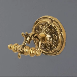 Изображение товара крючок двойной античное золото art&max barocco am-1784-do-ant
