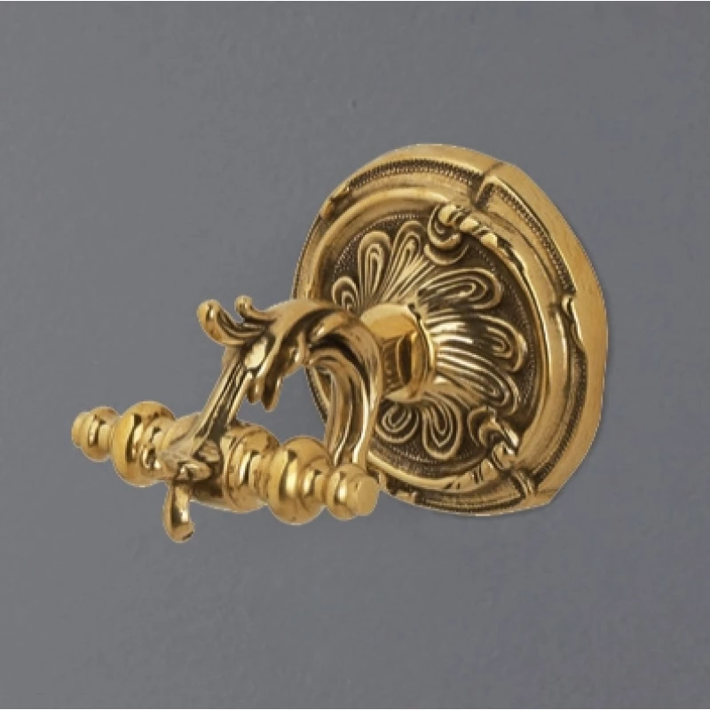 Крючок двойной античное золото Art&Max Barocco AM-1784-Do-Ant