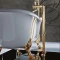 Ванна из литьевого мрамора золотые лапы 176x80 см Tiffany World TW176bi/oro - 3