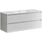 Комплект мебели белый глянец 121 см Sancos Cento CN120-1W + CN7006 + CI1200 - 4
