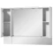 Зеркальный шкаф белый глянец 117x86,8 см Edelform Amata 35642 - 3