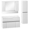 Зеркальный шкаф белый глянец 117x86,8 см Edelform Amata 35642 - 6