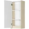 Шкаф одностворчатый подвесной 35x80 см белый глянец/дуб верона Акватон Сканди 1A255003SDB20 - 2