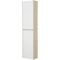 Шкаф одностворчатый подвесной 35x80 см белый глянец/дуб верона Акватон Сканди 1A255003SDB20 - 3