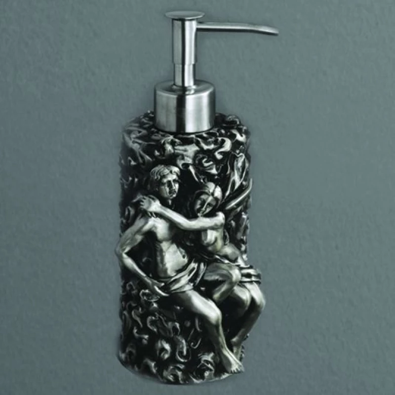 Дозатор жидкого мыла настольный серебро Art&Max Romantic AM-0081A-T