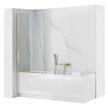 Изображение товара шторка для ванны 70 см rea elegant rea-w5600 прозрачное