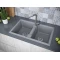 Кухонная мойка Paulmark Tandem серый металлик PM238150-GRM - 3