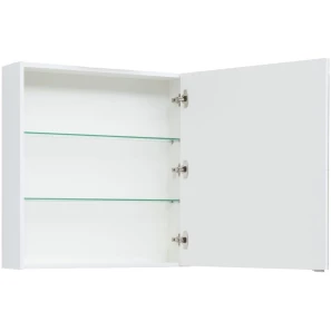 Изображение товара зеркальный шкаф 72,2x75 см белый глянец r aquanet остин 00203923
