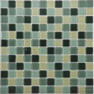 Стеклянная плитка мозаика 823-046 стекло (2,5*2,5*4) 31,8*31,8