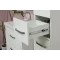 Комплект мебели белый глянец 60,5 см Sanflor Анкона C0000002004 + 4640021060773 + C0000002155 - 3