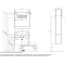 Тумба белый глянец/бетон пайн 76 см Акватон Капри 1A230201KPDA0 - 4