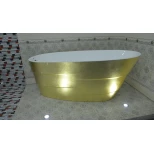 Изображение товара акриловая ванна 170x75 см lagard auguste treasure gold lgd-agst-tg