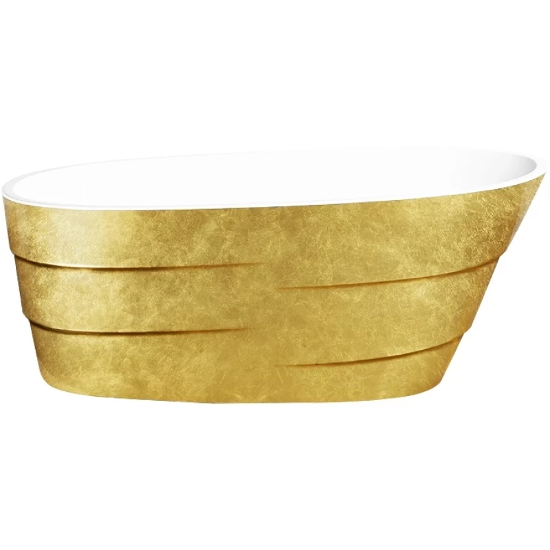 Акриловая ванна 170x75 см Lagard Auguste Treasure Gold lgd-agst-tg