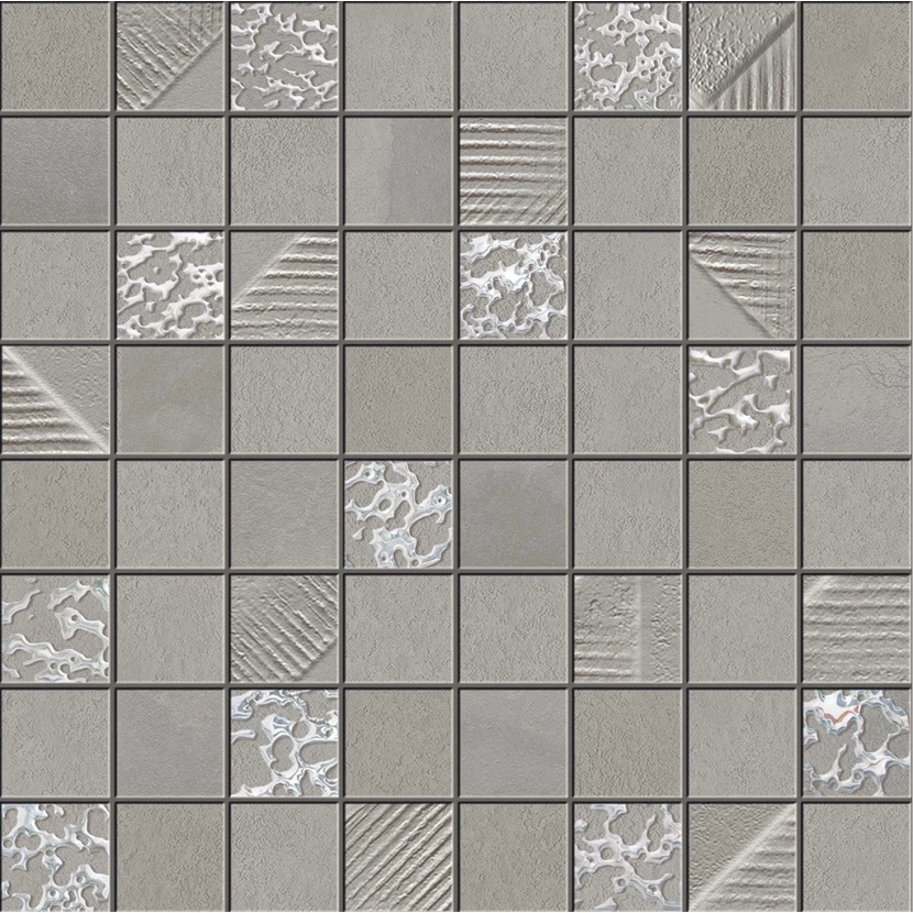 Мозаика Ibero Cromat One Mosaico Grey 30x30