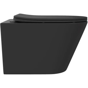 Изображение товара подвесной безободковый унитаз с сиденьем микролифт aqueduto cone con0140