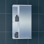 Изображение товара зеркальный шкаф 41x70 см белый глянец санта ника 101081